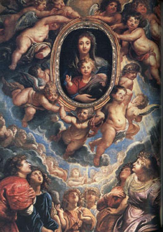 Peter Paul Rubens The Virgin and Child Adored by Angels (mk01) oil painting image